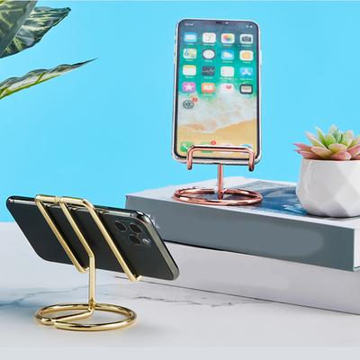 Phone Holder Steady INS Desk Smart Multifunctional Electroplated Phone Tablet Metal Lazy Bracket