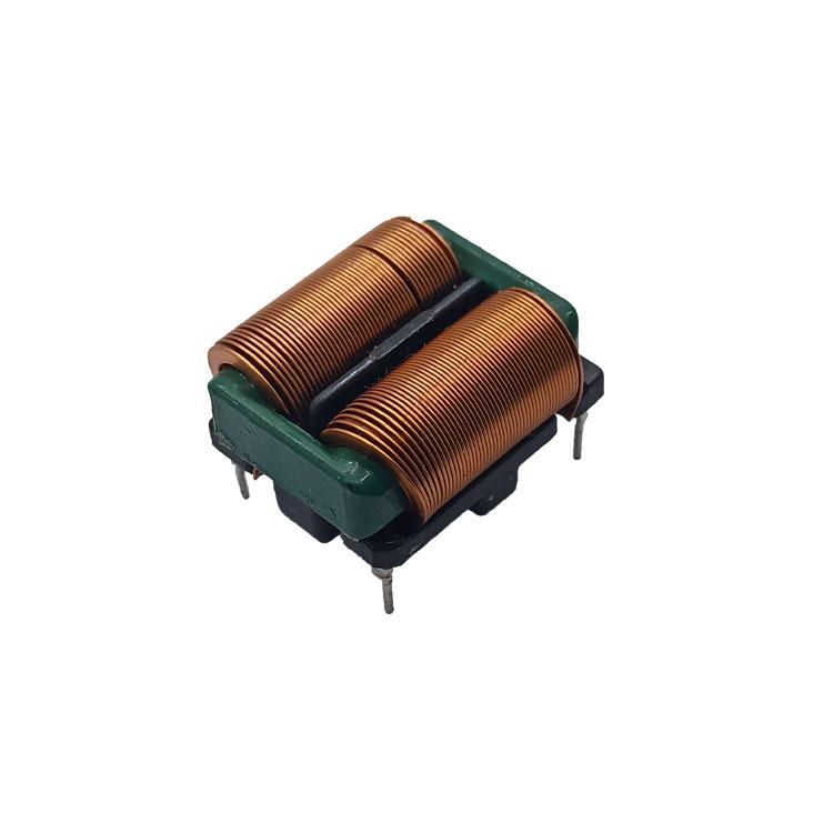 Flat Coil Common Mode Inductor SQ2418, Wire 0.3x1.5mm, Pin 21.5x17mm, 10mH, 5.0A, Horizontal, In Stock