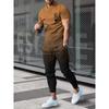 Men's Warm T-shirts And Pants Sets Outdoor Sports Training  Street Style Fashionable Pants