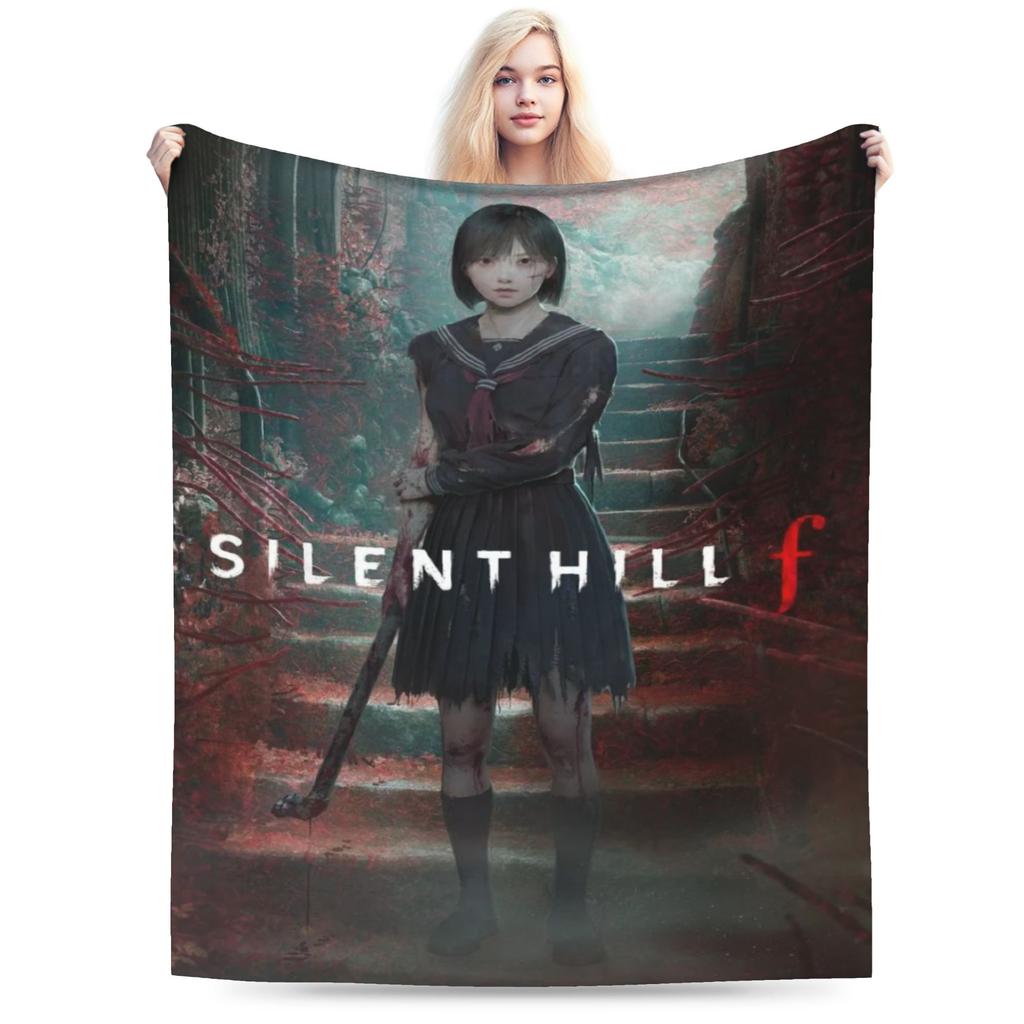 silent hill f horror game 2025 Accessories Blanket Ultra-Soft Fleece Throw Blanket Cozy Bedspread