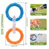 Sturdy Dog Chew Toy TPR Interactive Fetch Toy Fun Dog Tug Dog Toy  For Pets Training Teething