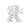 2026 Horká nálepka na auto pro Peugeot 307 407 306 508 408 308 406 5008 3008 5008 10,3x11cm Kovová slitina Přední emblém auta Zadní kufr Ba