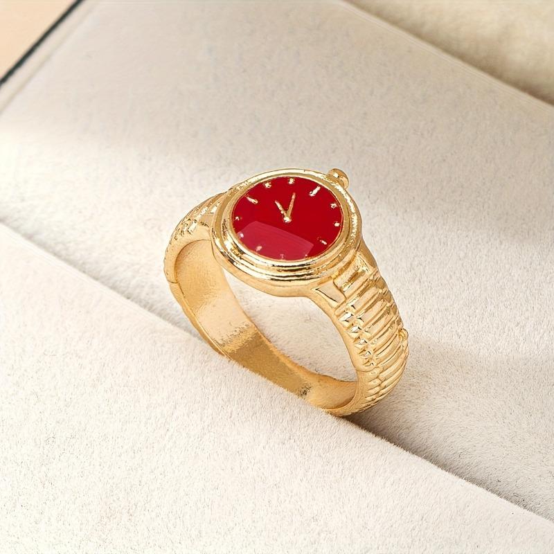 Watch Ring Fashion Fresh Temperament Valentine s Day Design Sense Premium Jewelry