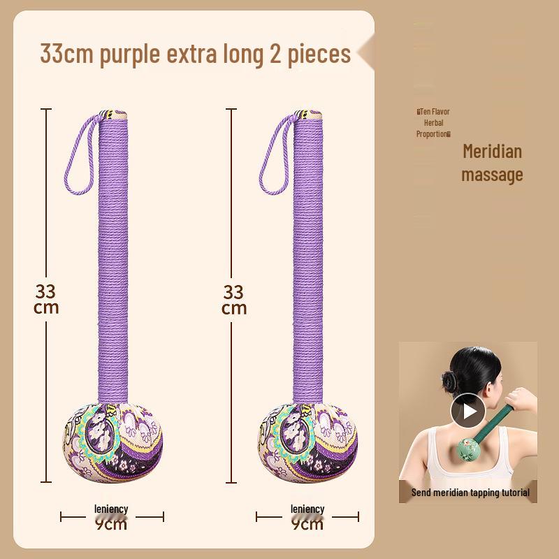 Mugwort Meridian Massage Hammer for Back & Shoulder Tapping