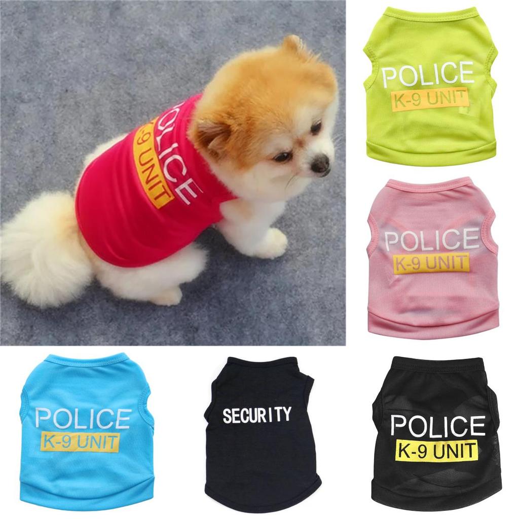 Pet Dog And Cat T Shirt With Polyester Fabric Summer Lightweight Casual For Small To Large Dogs