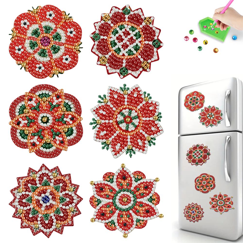 

2D/Flat Acrylic DIY Diamond Painting Magnets Special-Shaped Drill Magnetic Diamond Art Decor for Adults Beginners Home Decor