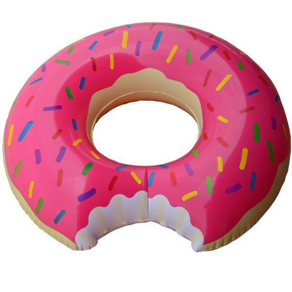 Round Cute Inflatable Float Buy 90cm Cute Donut Float Inflatable Swimming Ring Adults Kids Summer ...