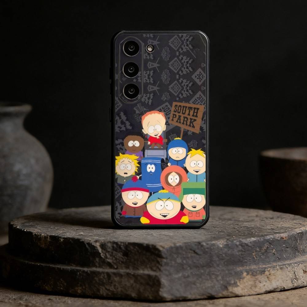 

Cartoon Funny S-South-P-Park Phone Case For Samsung Galaxy A91,80,73,72 ,71,53,52,32 ,31,22,21s,20,Soft Black Case Samsung a20s