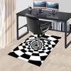 1PC Checkerboard Tunnel Extra Large Non Slip Floor carpet, Office, family, bedroom, Studio Large Area Rug Indoor Rugs, Vibrant Colors