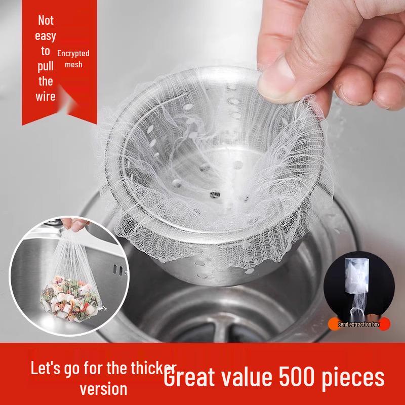Disposable Kitchen Sink Drain Strainer Mesh for Food Waste and Vegetable Washing