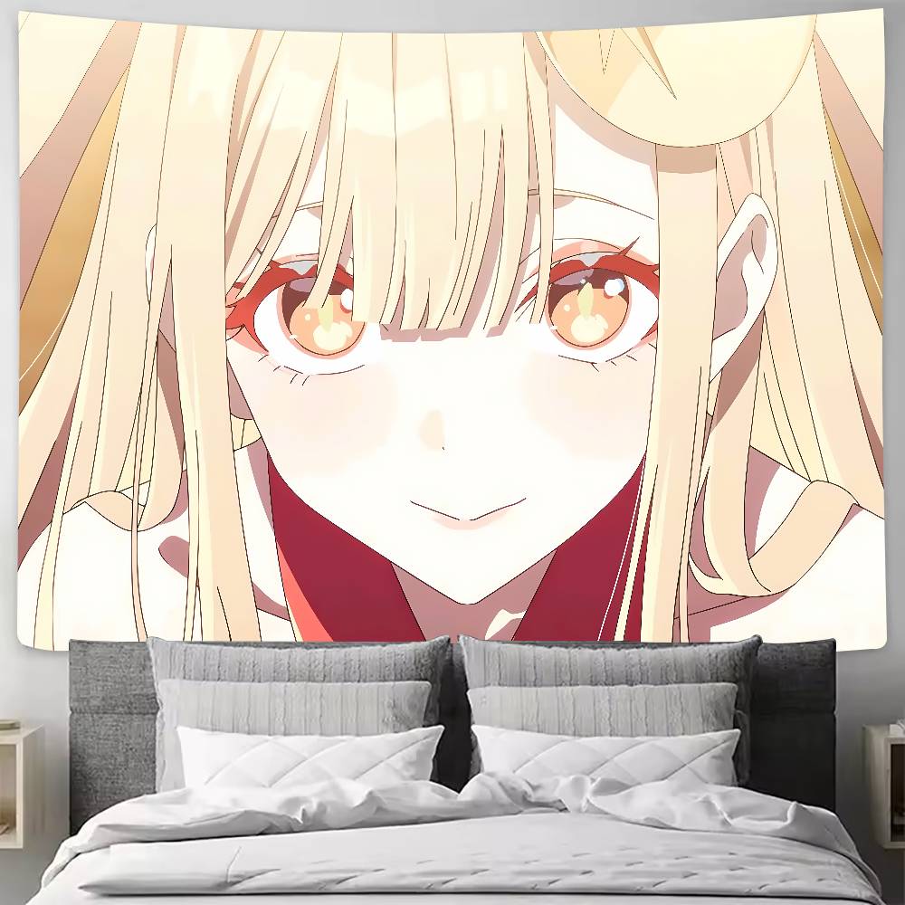 New Cosmic Princess Kaguya Tapestry Decoration Bedroom Dormitory Background Cloth Holiday Home Party Living Room Club Tapestry