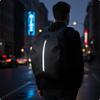 Рюкзак со светоотражающей полосой Стильный мягкий рюкзак на каждый день для commuters, велосипедистов, для поездок на работу,