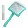 1 Set Slicker Brush for Poodles Dog Grooming Brush with Extra Long Pins Pet Brush And Comb Remove Tangles Knots for Goldendoodles Labradoodles