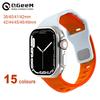 Creative Irregular Beveled Watch Band For iWatch S9 S10 S11 Dopamine Silicone Strap For iWatch 38 42 44 45 46 49 Mm Strap