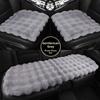 Heated Car  Cushion Winter Warm Comfortable Bubble Velvet Simulation Rabbit Fur Car  Pad 5 Seats Non-Backrest