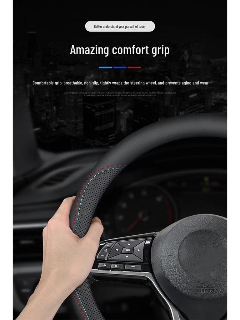 Universal Lenkradbezug - Klassisch modisch und reißfest - Vier Jahreszeiten - Unterstützung Lieferung