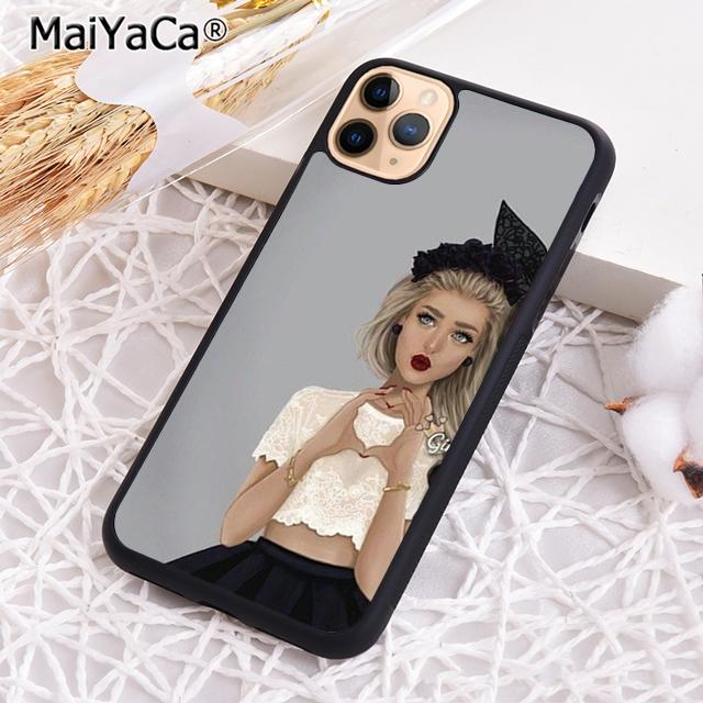 MaiYaCa BFF Cute Girl best Friend Phone Case Shell For iPhone 17 Air 12 13 16 pro max 15 14 plus Cover coque