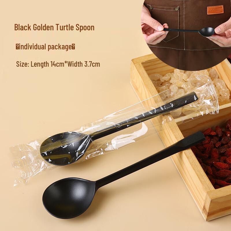 

MOLUONA Disposable Frosted Plastic Dessert Cutlery