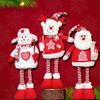 Doll Christmas Telescopic Cartoon Knitted Snowman Elk Decoration Plush Toys