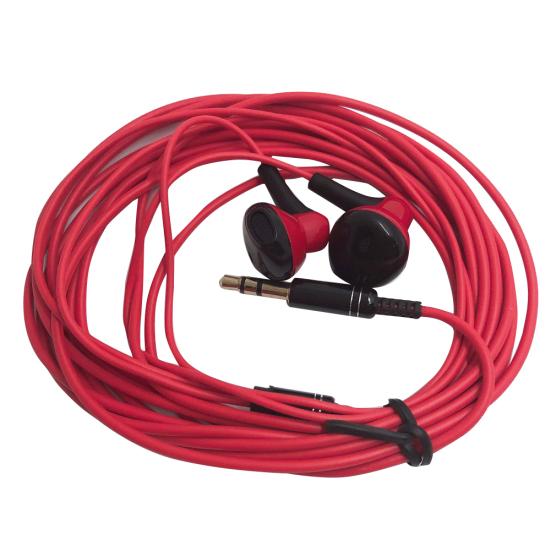 3-Meter Cable 3.5mm Plug Bass Wired Earphone Broadcast Live Monitoring Headset