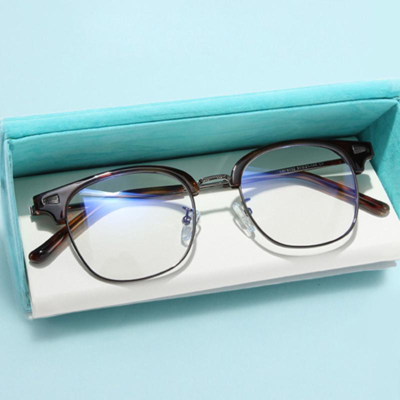 LOOKING4U The Classic TRF8032 Gold-rimmed Horn-rimmed Glasses C2 HAVANA