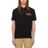 Polo Ralph Lauren Bokriddarmönster Knäppning Långärmad Pikétröja Herr toppar Svart 710814769-001