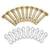 10Pcs Shear Pins and Cotter Pins Shear Pin Kits Protecting The Professional Heavy Duty for Replace 738-04124