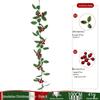 Red Berry Christmas Vine Home Decoration - Festive Party Garland