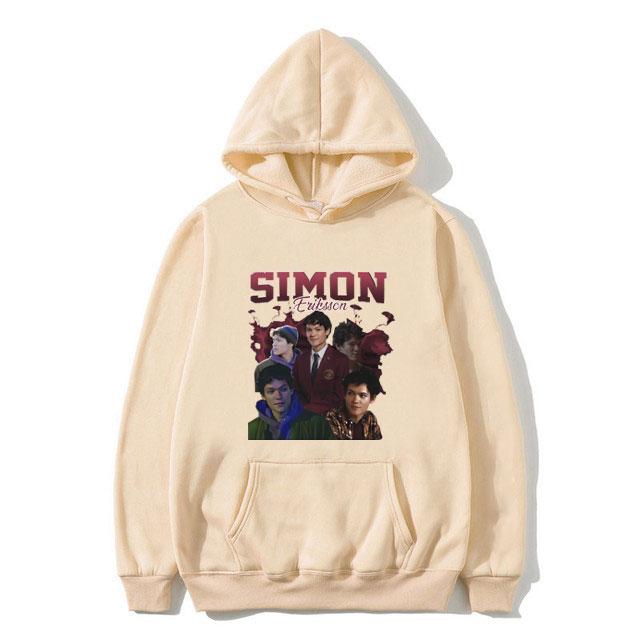 Simon Eriksson Omar Rudberg Grafická Mikina Pánská Dámská Ležérní Vintage Mikina Pánská Vysoce Kvalitní Fleecová Bavlna Pulovr Mikiny s Kapucí