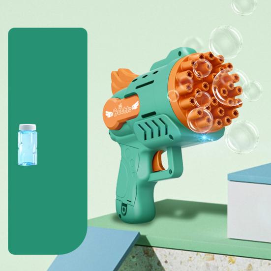 1 Set Bubble Toy with Light Creative Individuality Multi Holes Design Bubble Blowing Toy for Entertainment