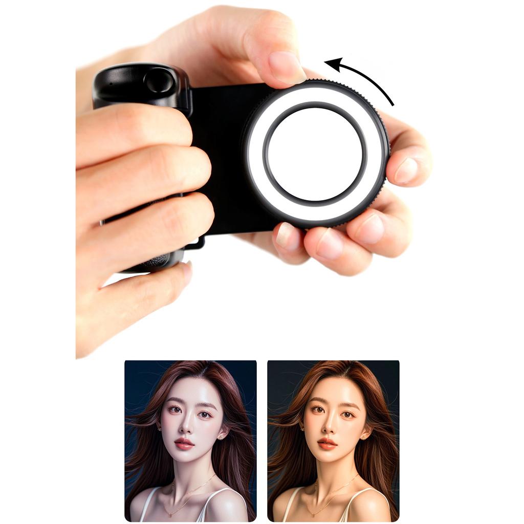 Mobile Phone Selfie Light Bluetooth Assistant Selfie Ring Light Live Video Shooting Fill Light