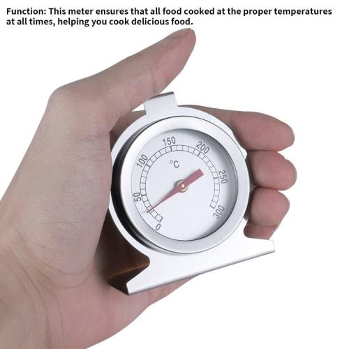 DOSJJIASL Oven Thermometer Stainless Steel Kitchen Meat Grill Microwave Thermometer Glass Dial Household Cookware Chef