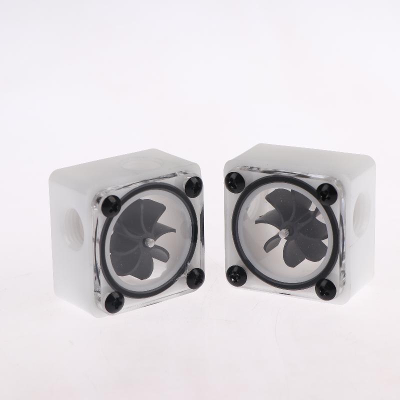 G1/4 Thread Water Cooling Flow Meter 2 Way Design Water Meter Indicator Bi Directional Meter Water Cooling System