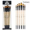Yutiars Professional Artist Paint Brush Set- 6/24 PCS, Nylon Bristles for Watercolor, Acrylic, Oil Painting, Crafts & Face Body