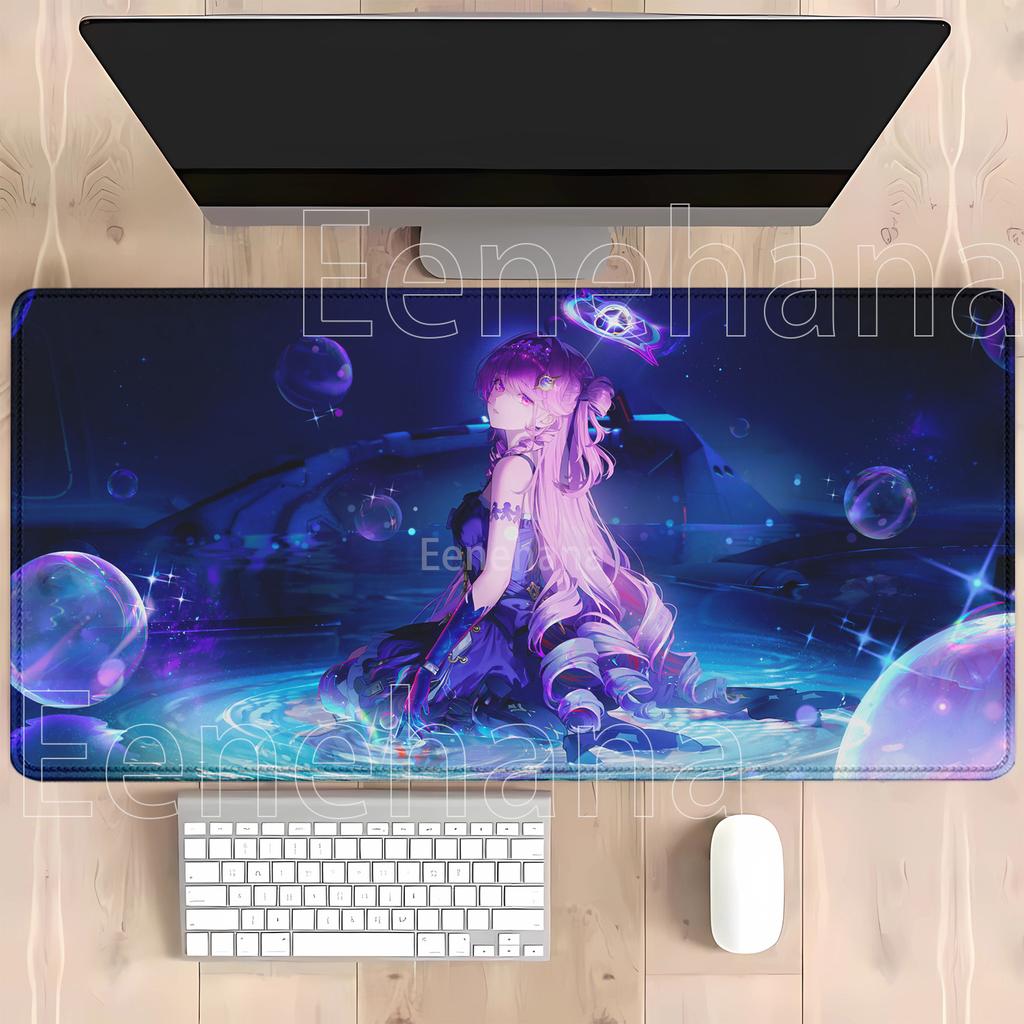 Wuwa Denia Wuthering Waves Kawaii Anime Girl Pc Mousepad Computer Keyboard Gaming Mouse Pad Office Hd Printing Overlock Desk Mat