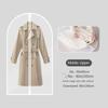 5pcs Clothes Dust Cover Transparent Thickened Washable Dust Bag PEVA Household Dust Cover Coat Suit Cover Hanging Clothes Bag