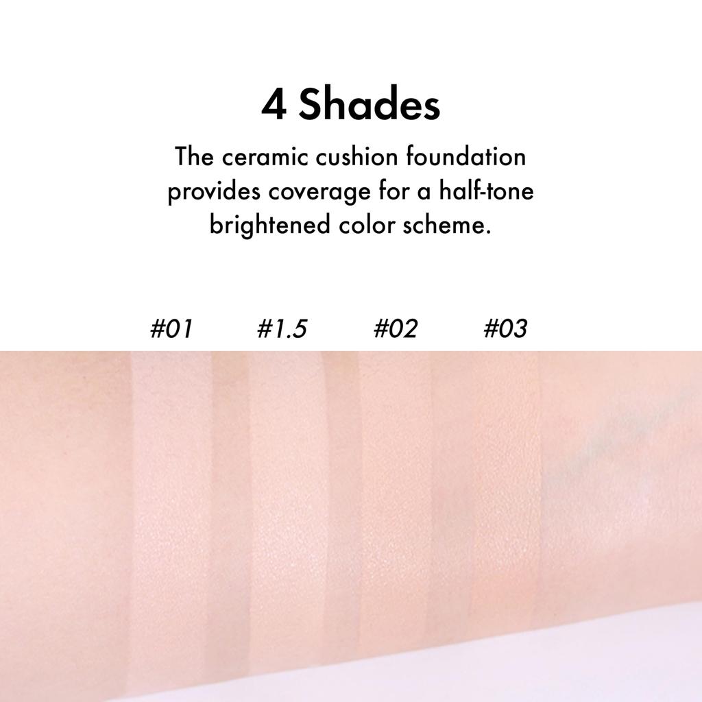 [AMUSE Official] Ceramic Skin Perfector Cushion (01 Porcelain, Original Product)