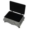 Antique Vintage Jewelry Box Silver Storage Jewelry Box Musical Jewelry Box  For Ladies