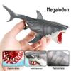 Megalodon & Great White Shark Model - Educational Marine Animal Toy for Kids
