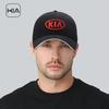 Auto Logo Baseballkappe Auto Emblem Sport Sonnenschutzmütze für KIA K3 Sportage Carnival K5 Seltos Pegas KX1 EV5 Sonet EV6 K4 EV3 Ceed