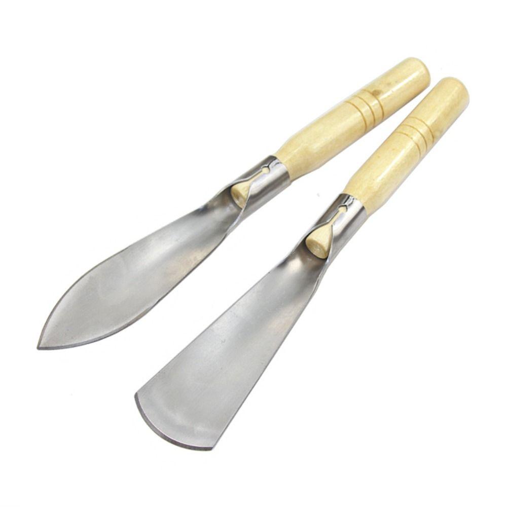 Household Manganese Steel Garden Shovel Wooden Handle Outdoor Planting Shovel Pointed Shovel Flat Shovel Garden