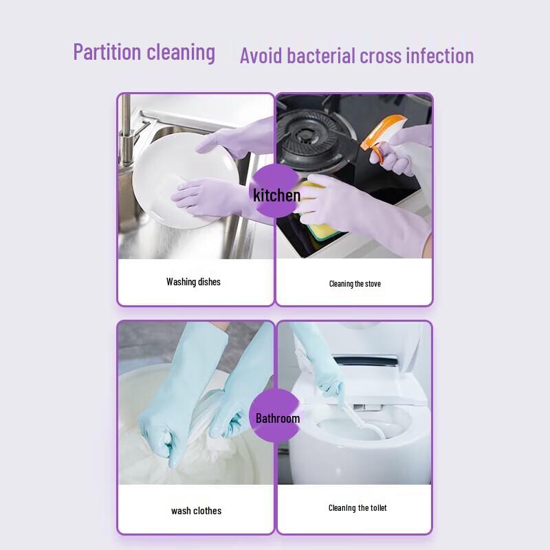 Miaojie Medium Heavy-Duty Household Gloves