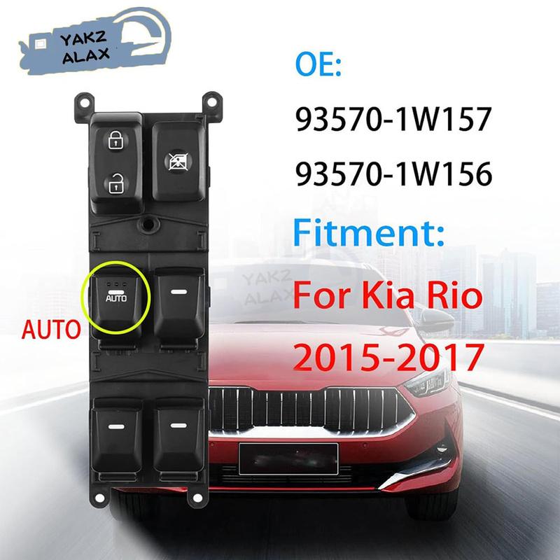 Левая сторона 93570-1W157 для Kia Rio 2015 2016 2017 Электрический стеклоподъемник Кнопка переключателя регулятора 93570-1W156 Автозапчасти