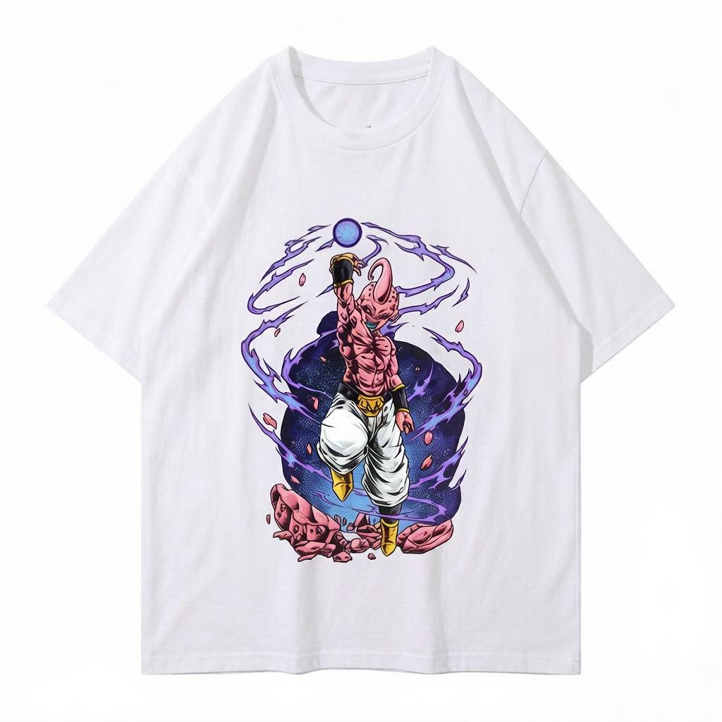 Dragon Ball Demon Buou The Same Printed Tshirt Casual Cool Short Sleeve Tshirt Casual Comfortable Parentchild Clothes