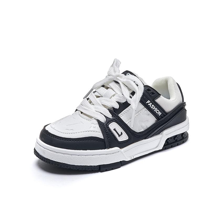 Children's little white shoes 2025 spring season classmates girls soft-soled low-top board shoes boys casual shoes student shoes non-slip