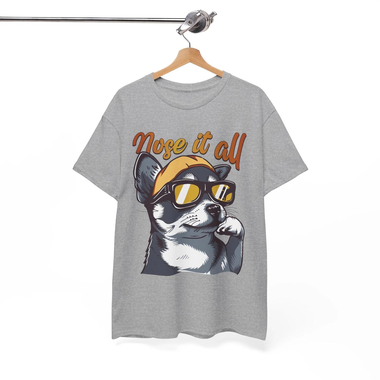 Genius Humor T-Shirt - Smart & Sarcastic Tee for Clever People Nose it all tee XL