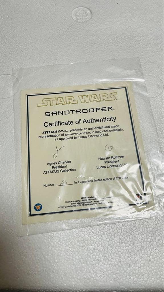 [USED] Sandtrooper Star Wars Atakus Figure Statue