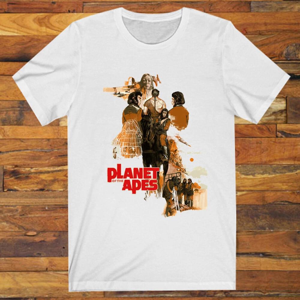 Planet of The Apes Movie Men s White S-3XL M
