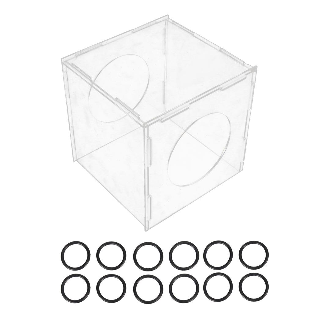 Enclosed Grinding Dust Box Transparent Acrylic Dust Hood Dust Cage for Engraving Polishing