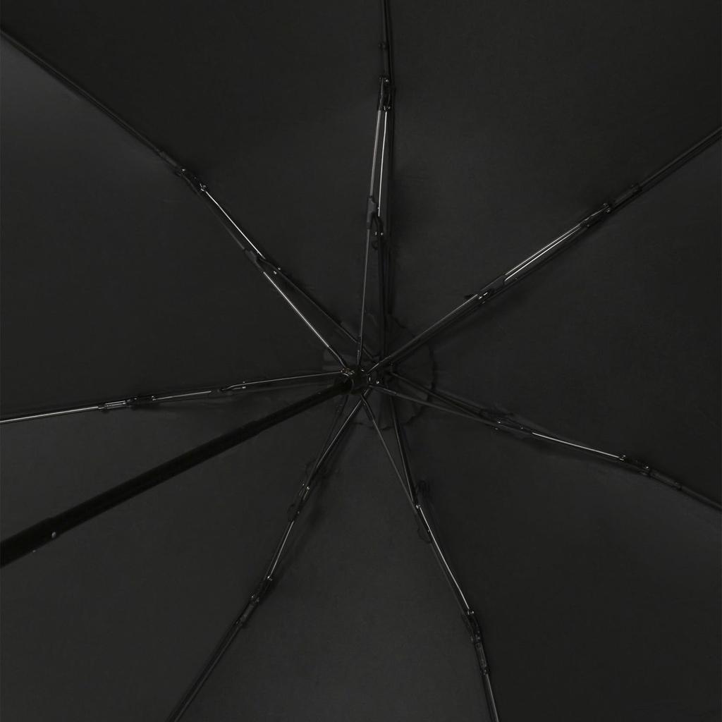 MACKINTOSH PHILOSOPHY Barbrella Sun Protect Folding Ultra Light Heat UV Black Umbrella, Lightweight, Blocking, Blocking, Protection, 60cm, Plain,